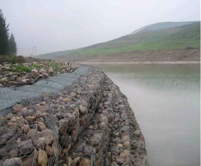 Versterkte Galfan Gabion Mesh Box For Earth Retention en Steile Hellingsbescherming 3