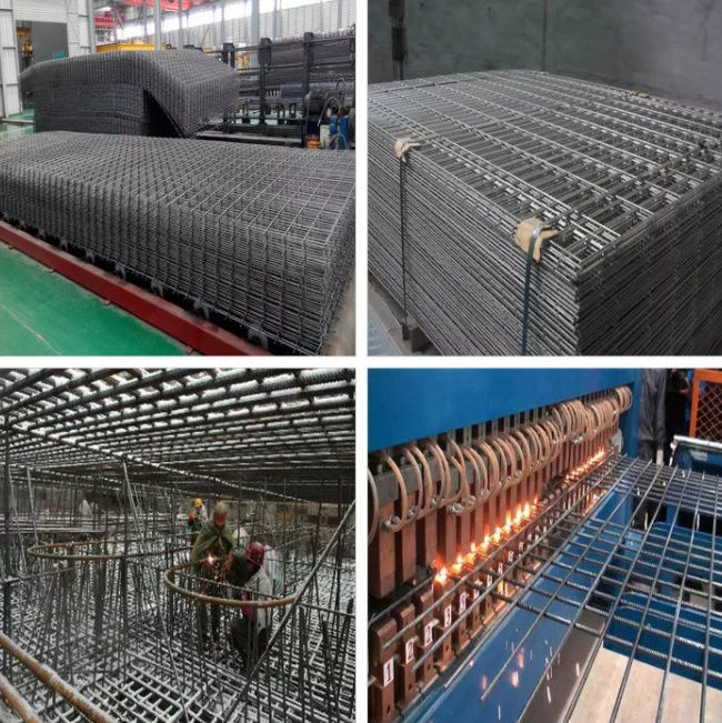 De Geweven Draad Mesh Concrete Reinforcement For Construction van het Bouwmateriaalstaal Bar 0