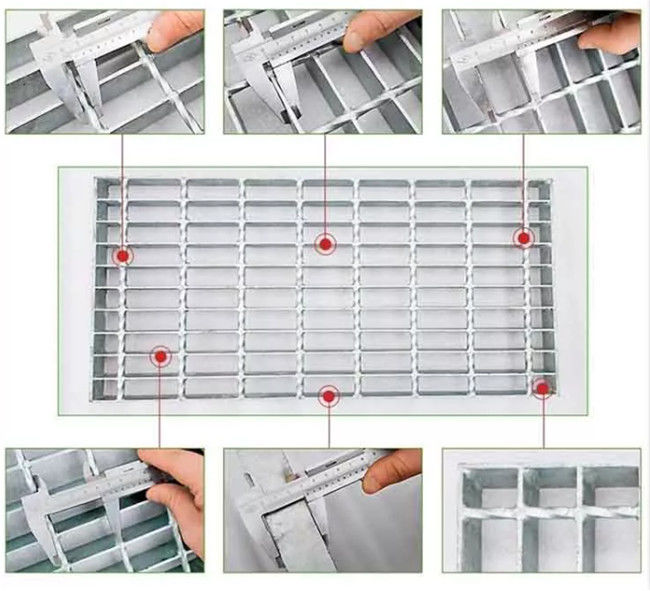 De getande Oprijlaan randde Gegalvaniseerd Staal die Antislip 32x5mm Bar raspen 1