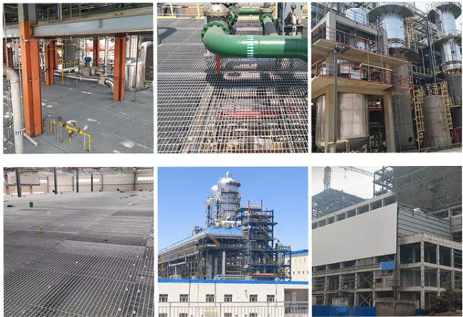 Het voet Duidelijke Bargrating Staal van Tray Hot Dip Galvanized Catwalk 1