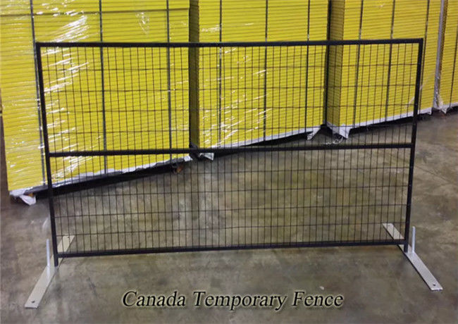 Gele Gegalvaniseerde Tijdelijke de Bouwomheining Panel With Clips van Canada en Basis 1